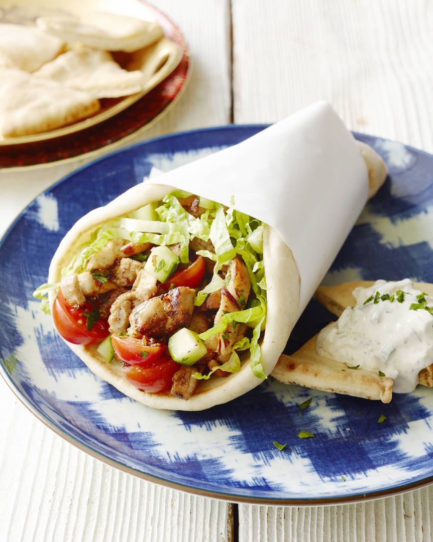 Chicken Shawarma Stuffed Pita
