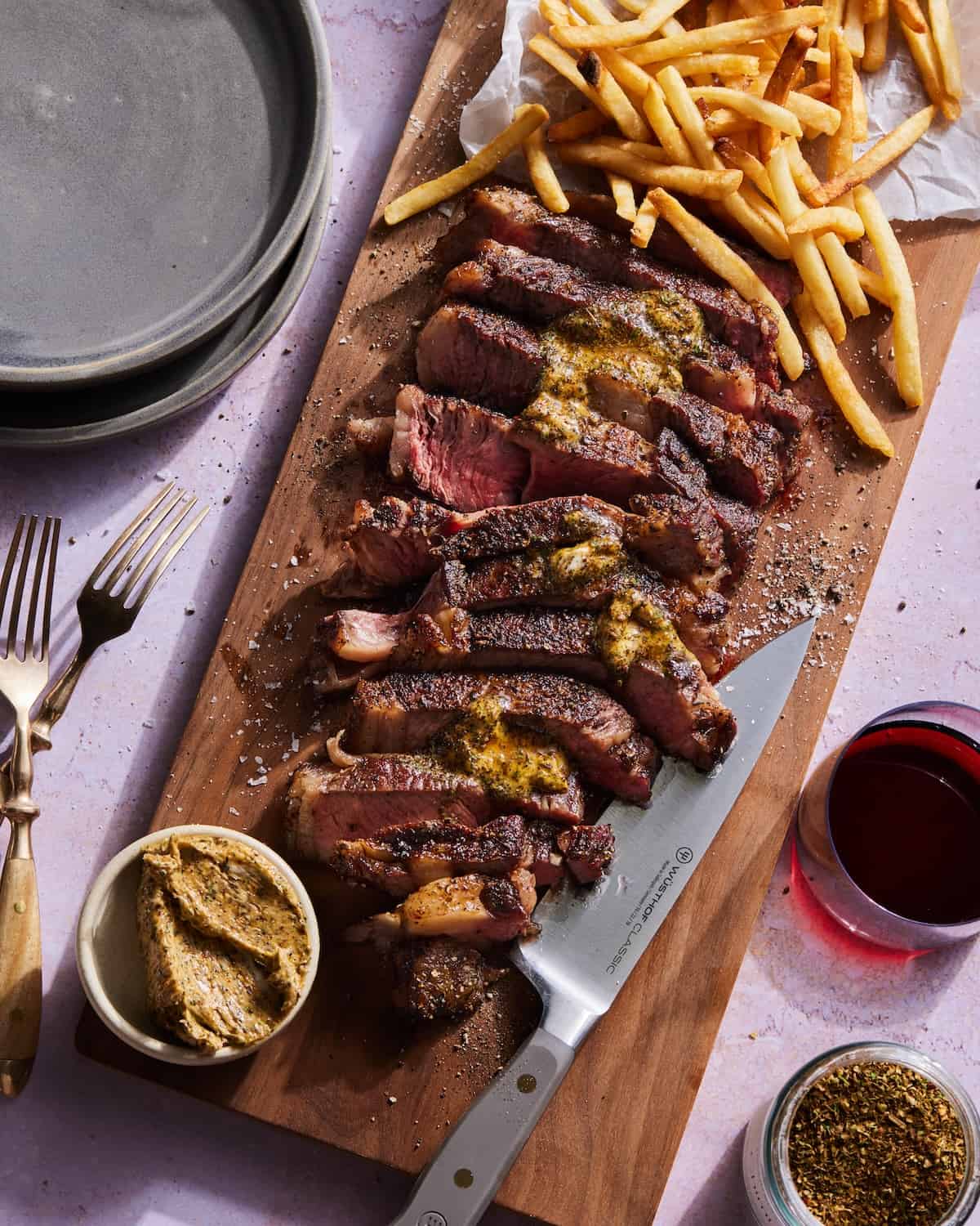 Chimichurri Steak (and how to do a Perfect Reverse Sear)