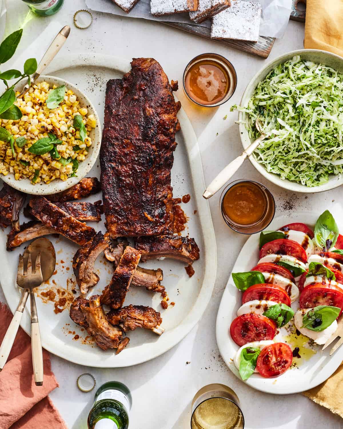 BBQ Ribs Party Menu