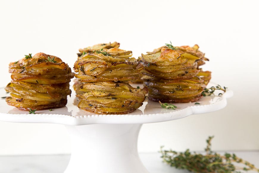 Parmesan Potato Stacks Recipe