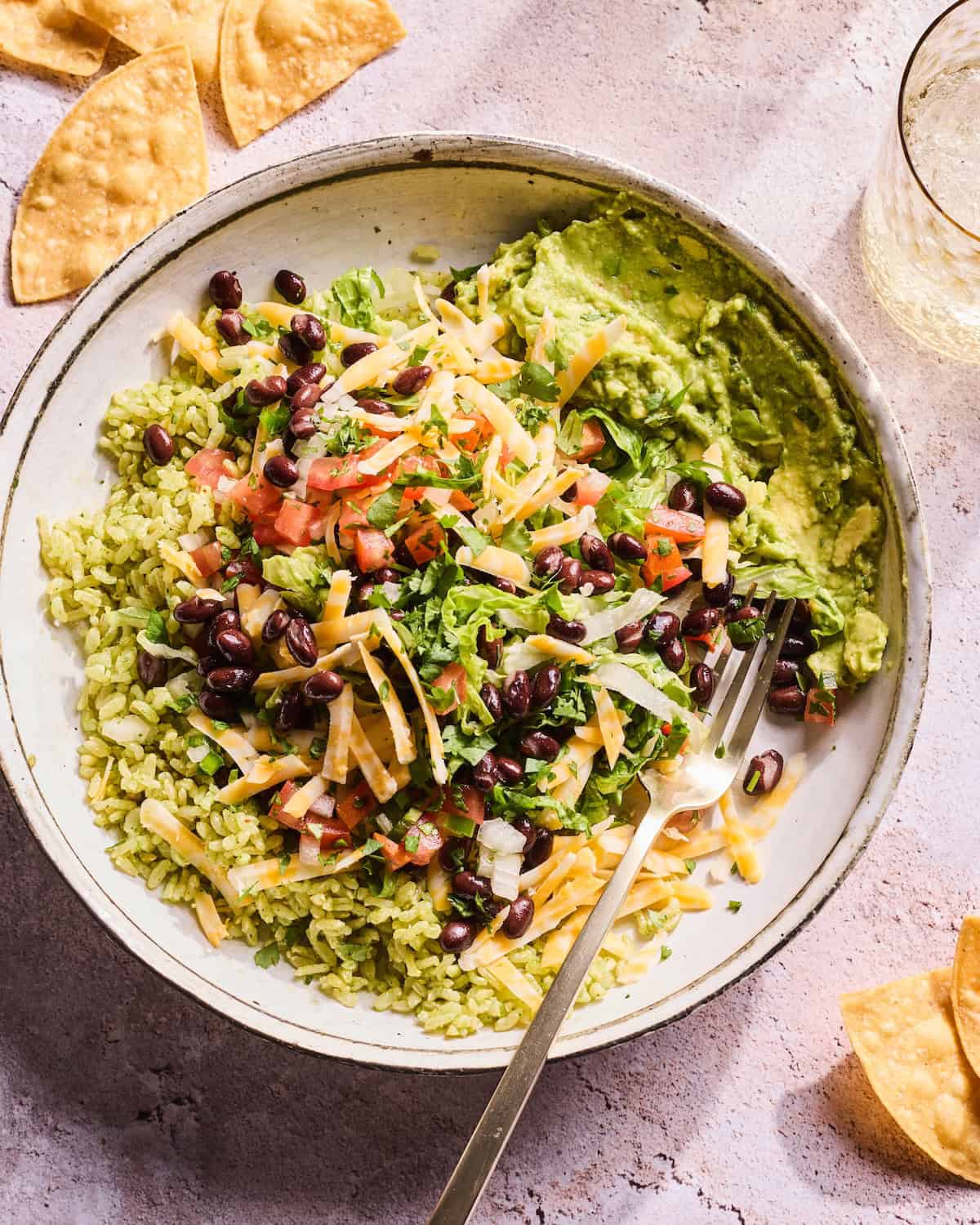Green Rice Burrito Bowl