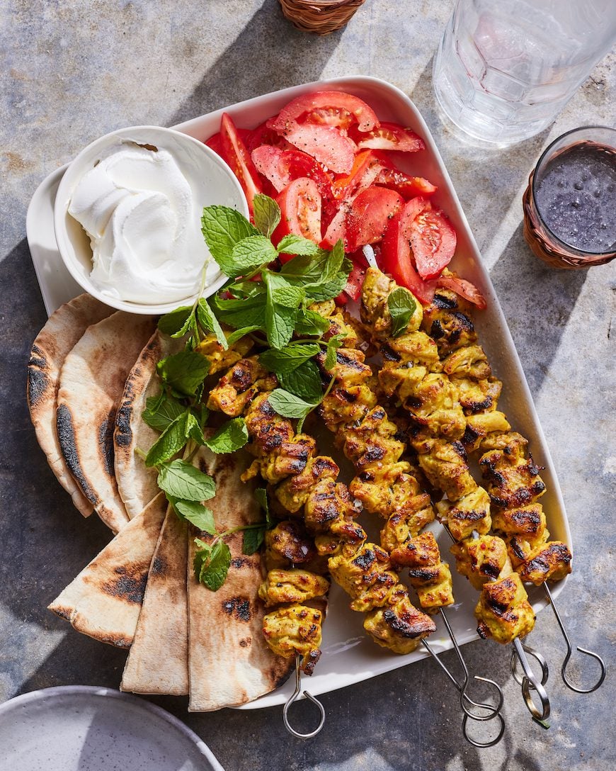 Easy Moroccan Chicken Skewers