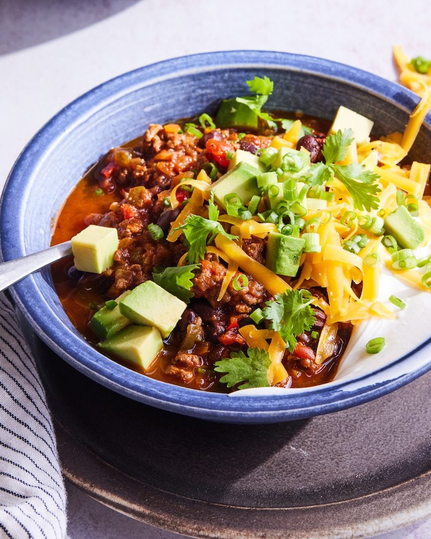 Smoky Beef and Black Bean Chili