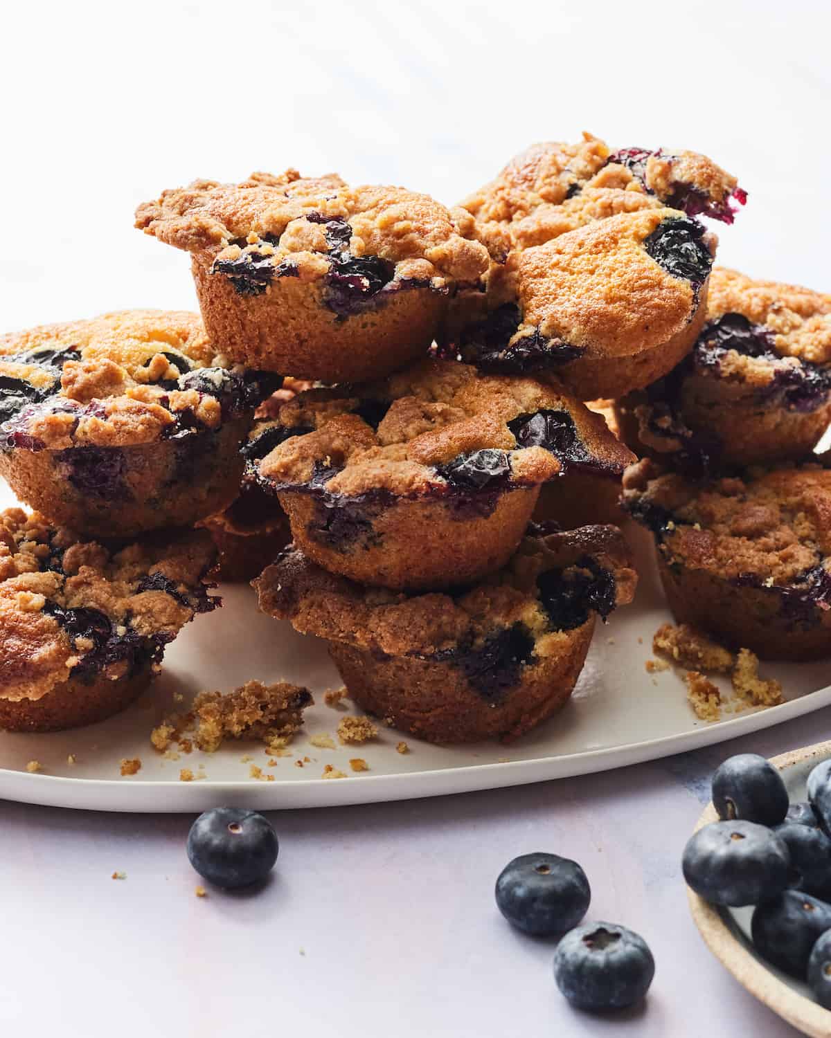 Blueberry Crumb Cakes