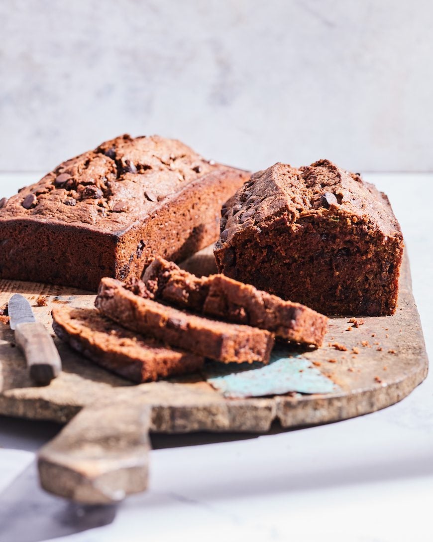 Double Chocolate Chip Zucchini Bread
