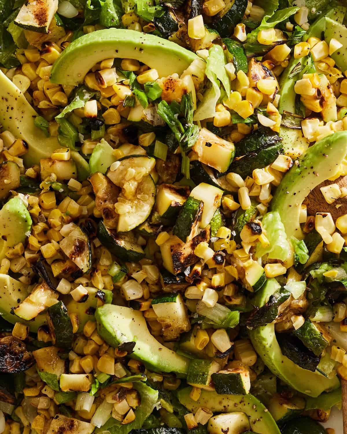 Grilled Corn and Zucchini Salad