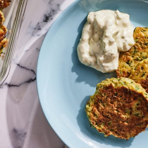 Quinoa Zucchini Cakes from www.whatsgabycooking.com (@whatsgabycookin)