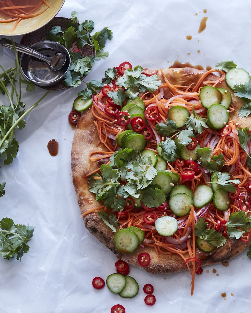 Veggie Banh Mi Pizza