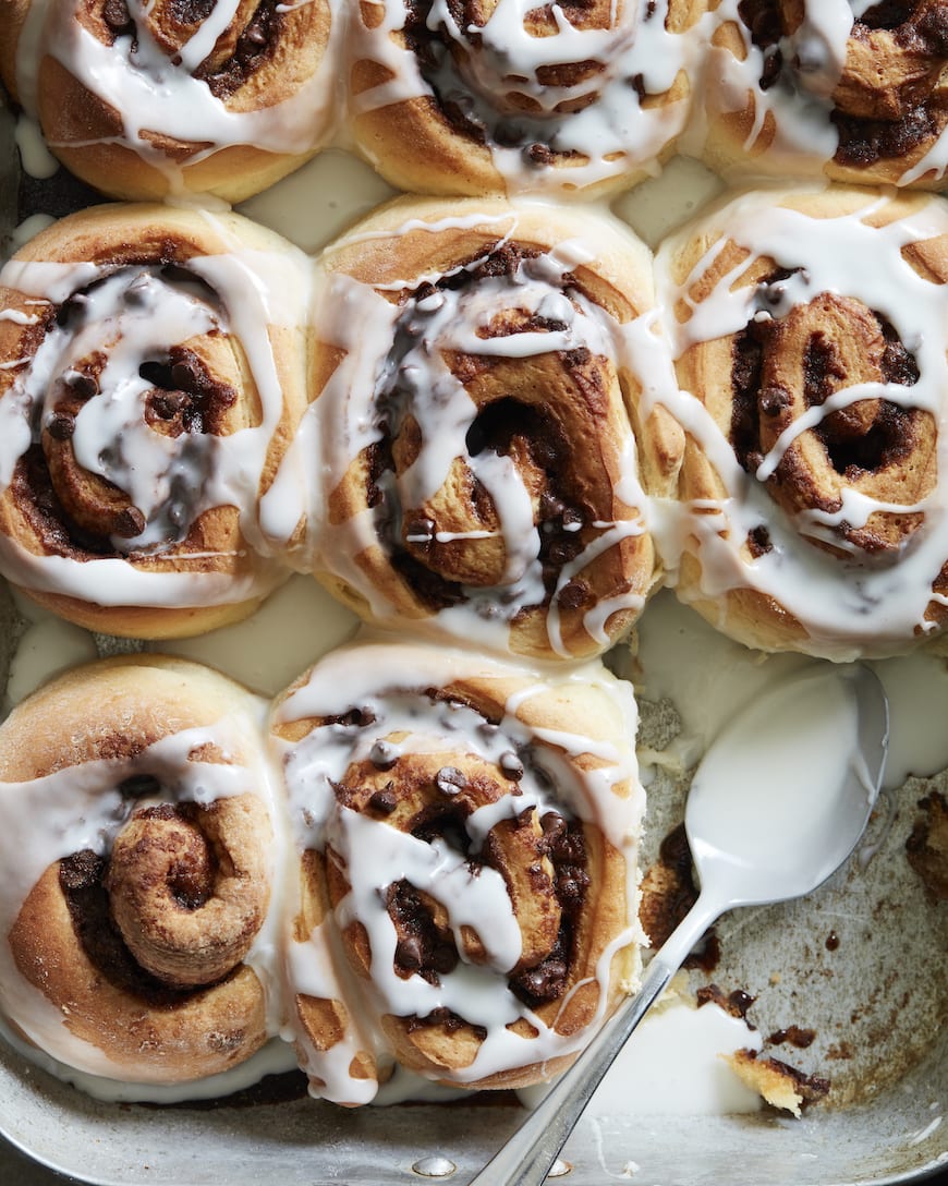 Chocolate Chip Cinnamon Rolls