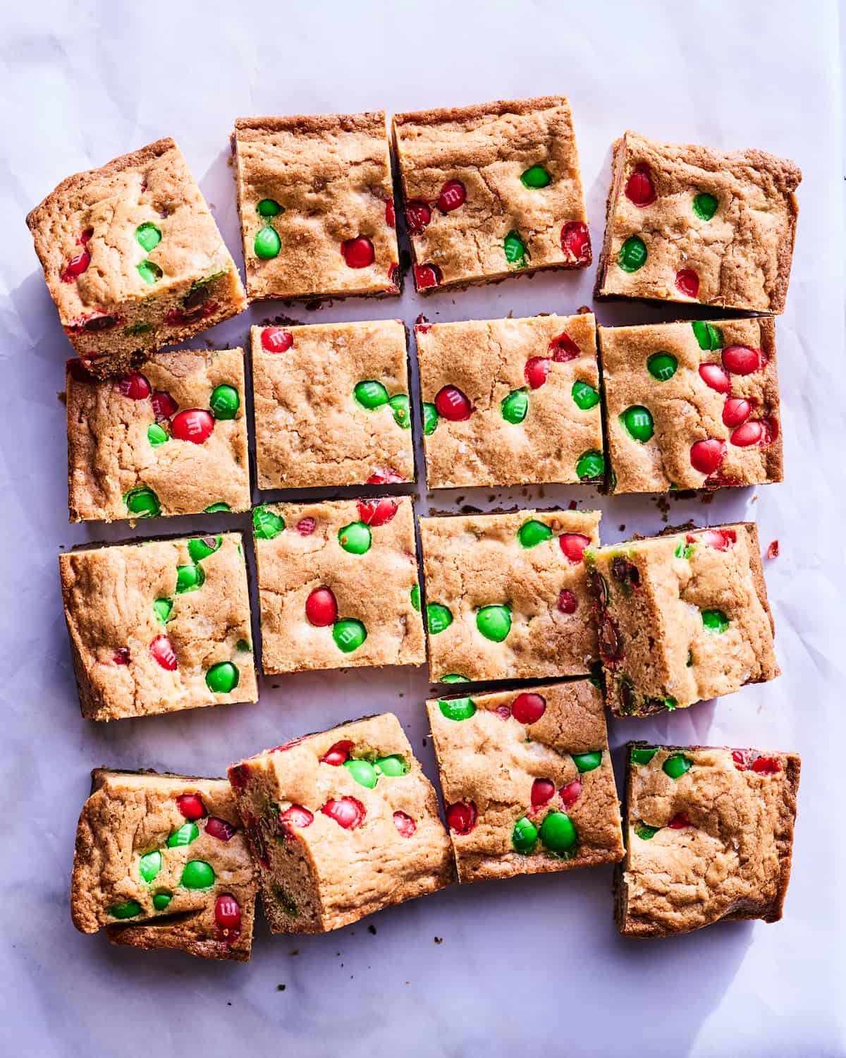 M&M Cookie Bars