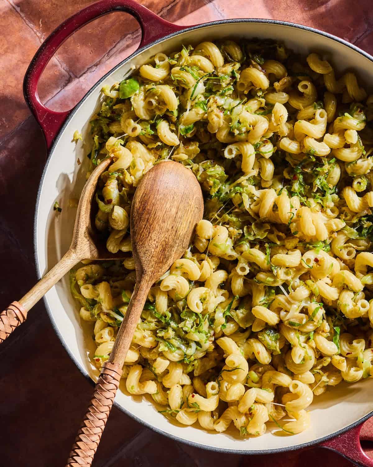 Garlic Brussels Sprouts Pasta