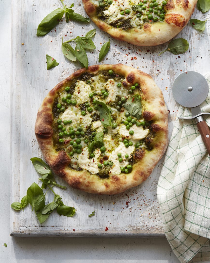 Pesto Pea Pizza