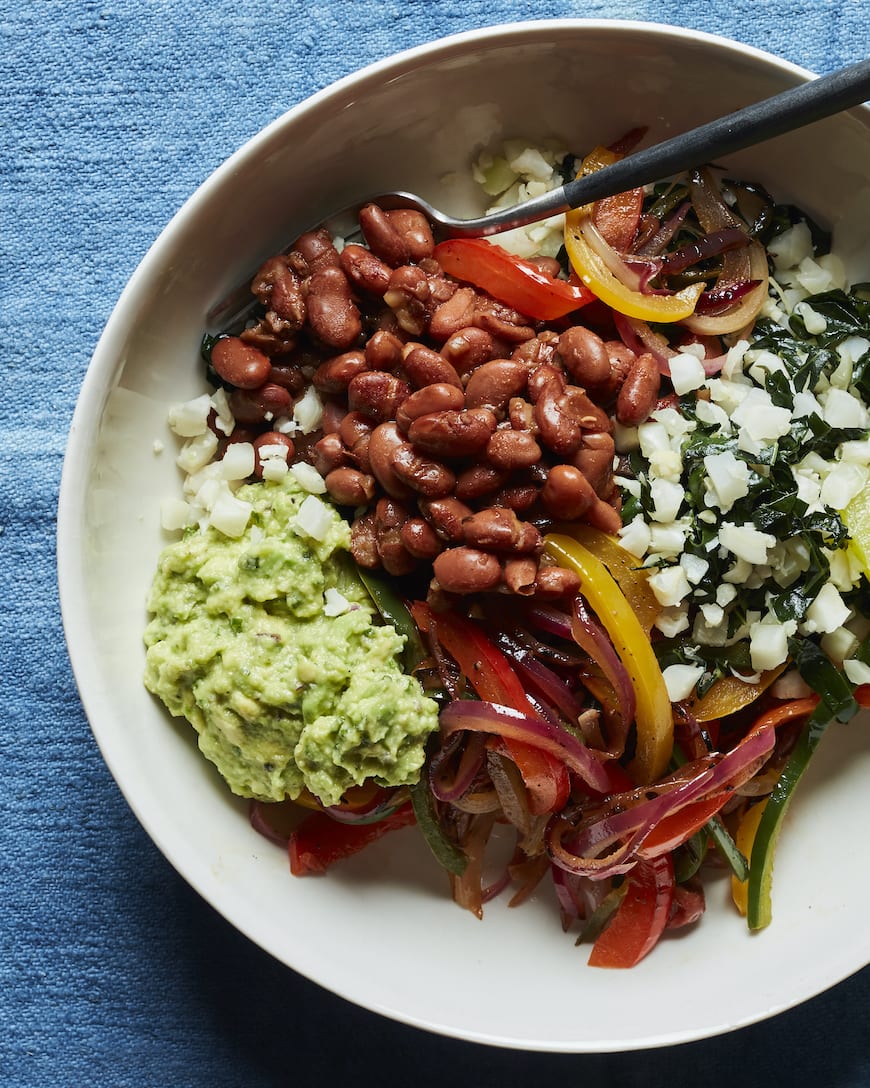 Veggie Fajita Bowls (Rajas - Best Things Ever!)