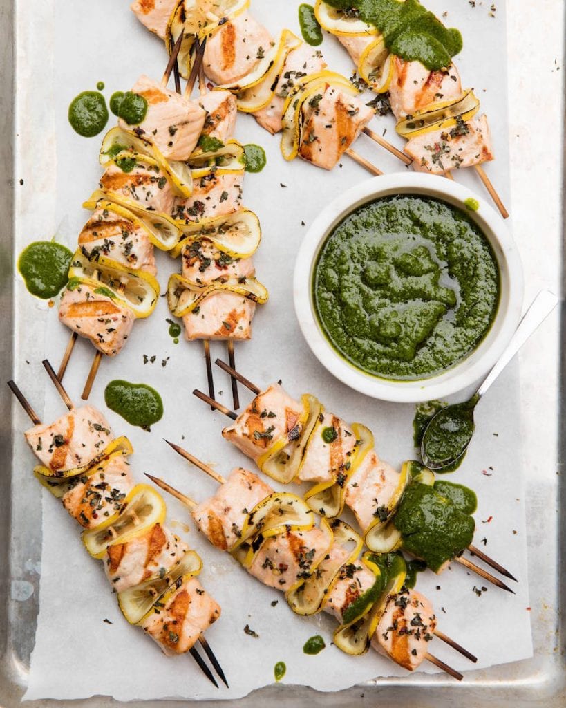 Salmon Skewers