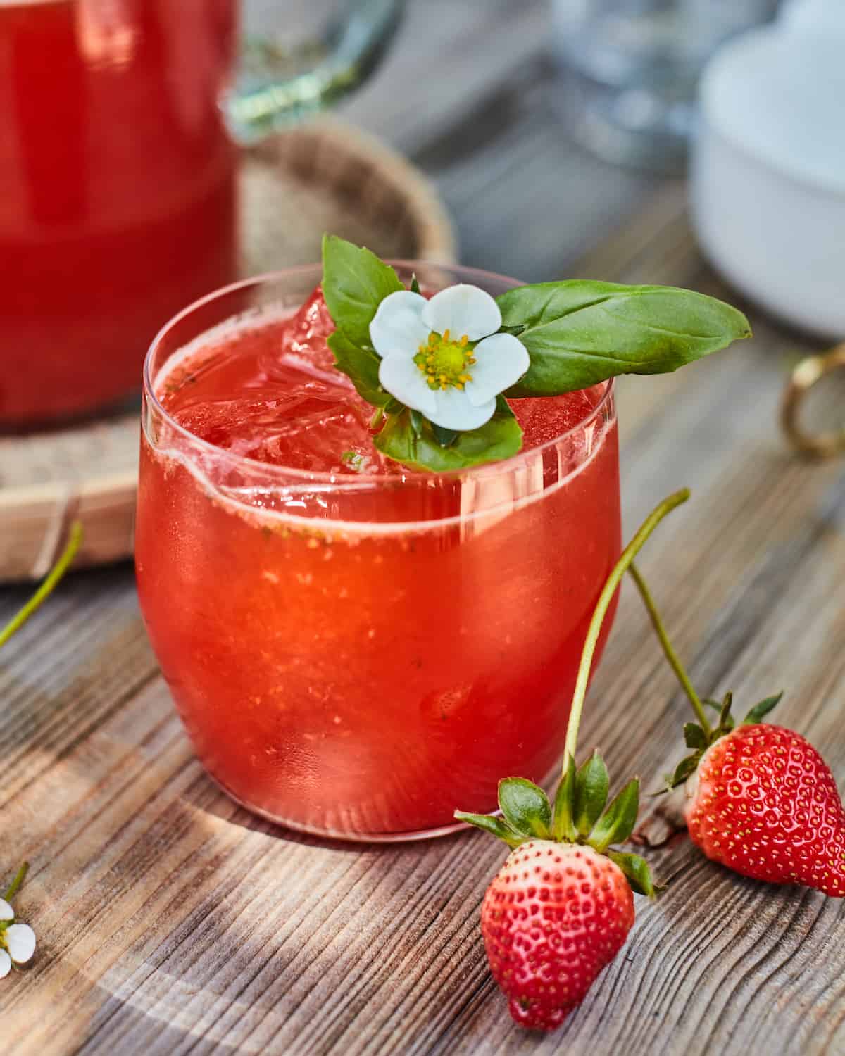 Strawberry Basil Lemonade