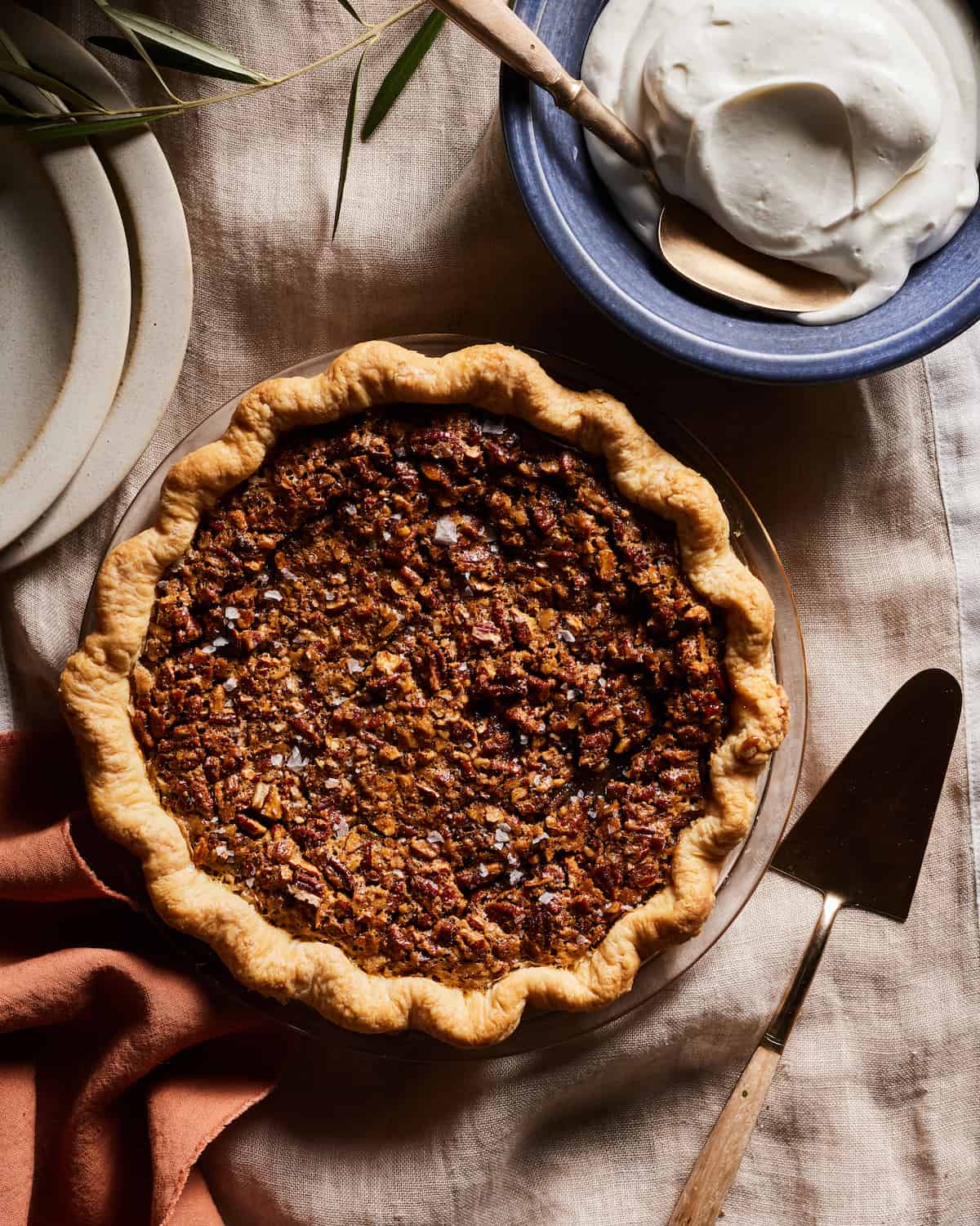 Brown Butter Bourbon Pecan Pie