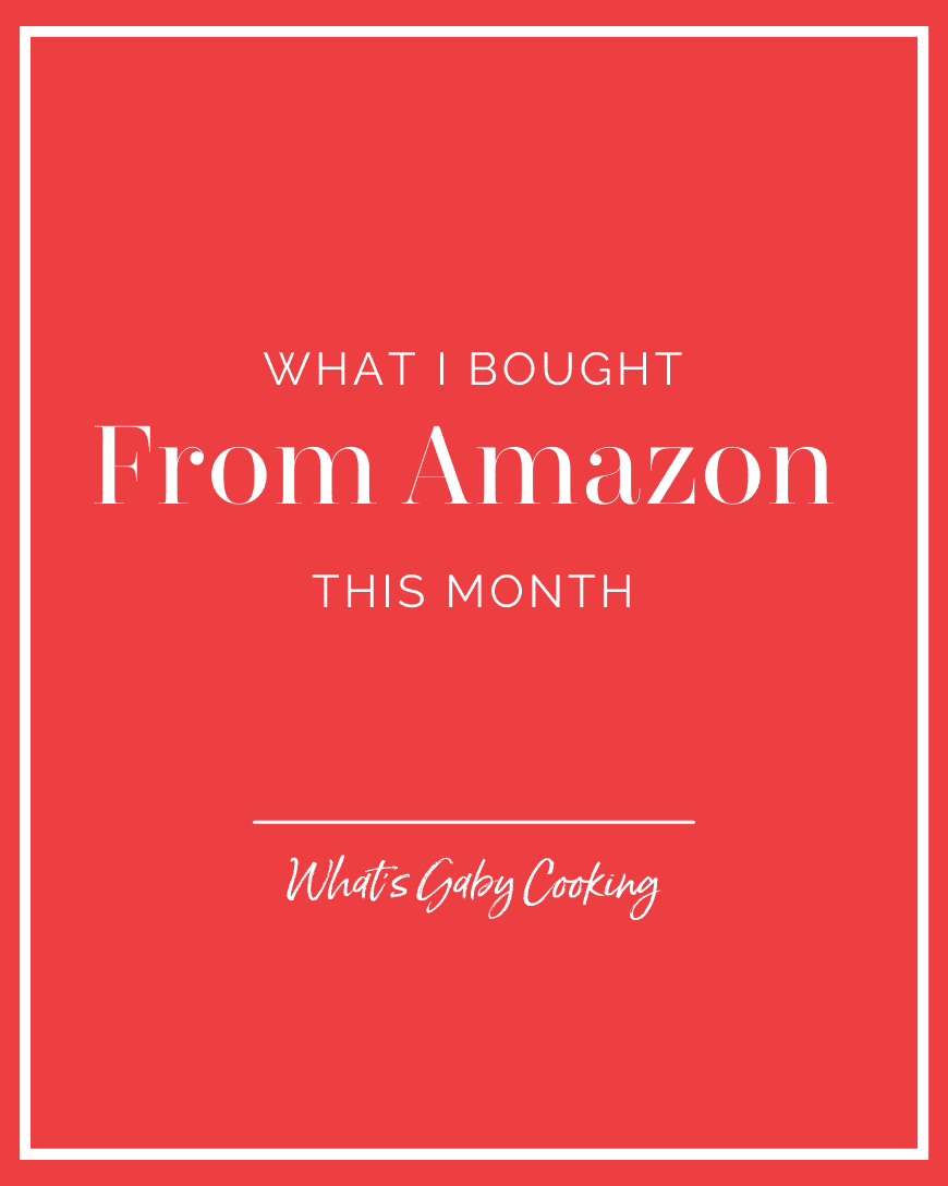 What I Bought From Amazon