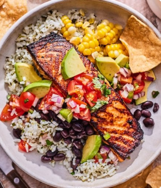 Salmon Rice Bowl